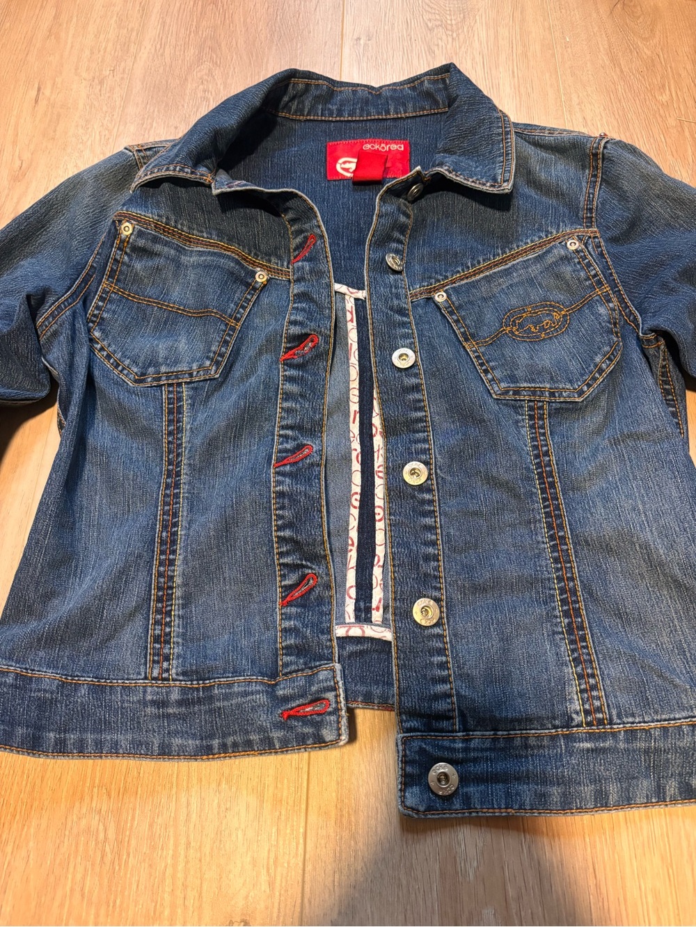 Denim Jacket in Blue - Casual Button-Up